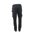 100% cotton black fire retardant anti-static cargo pants with big volume out pockets
